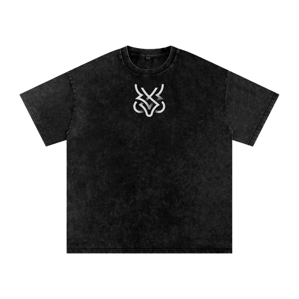 The Oversized Gym T-shirt- Vintage Wash (Cold)